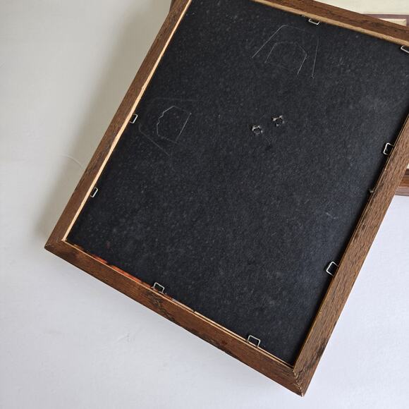 2 Completed & Framed Christmas Cross Stitch Santa And Mrs Claus 11" X 9" - Picture 4 of 9